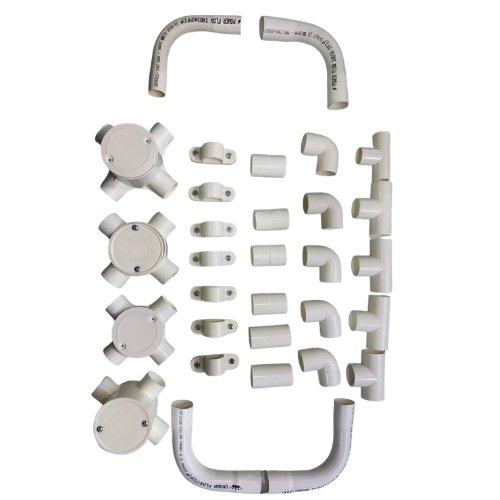 precision molded PVC Pipe Fittings for Electrical Cables & Wires